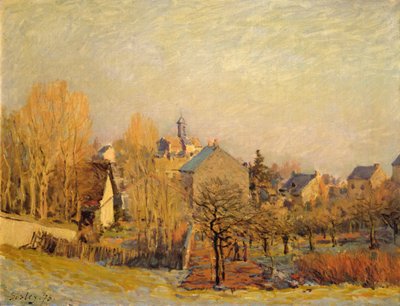 Mattina gelida a Louveciennes da Alfred Sisley