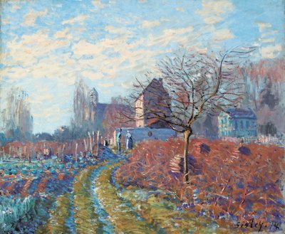 Gelo bianco - Estate di San Martino, 1874 da Alfred Sisley