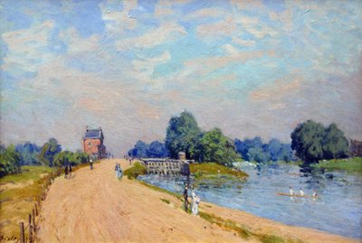 Hampton Court Road da Alfred Sisley