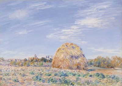 Covone sulla riva del Loing, 1891 da Alfred Sisley
