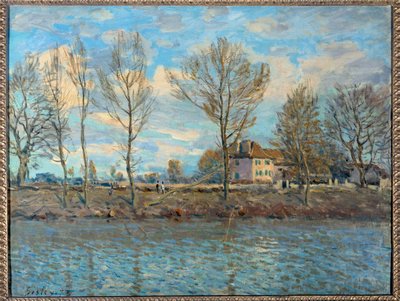 Ile de la Grande Jatte; Neuilly sur Seine da Alfred Sisley