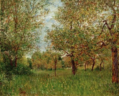 Piccolo prato a By da Alfred Sisley