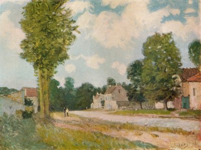 La Route de Versailles, XIX secolo, 1929 da Alfred Sisley
