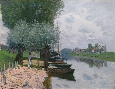 La Senna a Bougival da Alfred Sisley