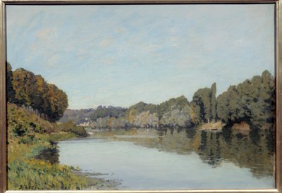 La Senna a Bougival da Alfred Sisley
