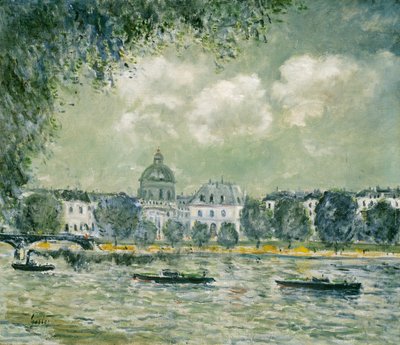 Paesaggio lungo la Senna con l