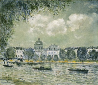 Paesaggio lungo la Senna con l