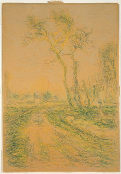 Paesaggio con alberi da Alfred Sisley
