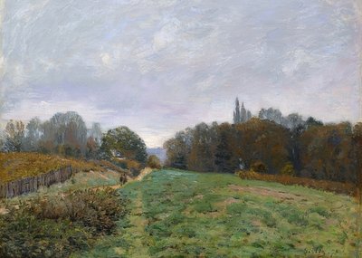 Paesaggio presso Louveciennes da Alfred Sisley