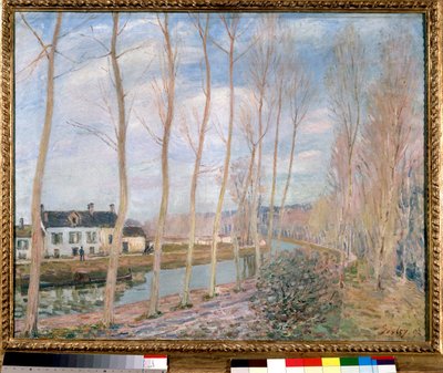Le canal du Loing da Alfred Sisley