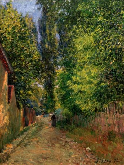 I Dintorni di Louveciennes da Alfred Sisley