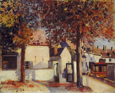 Moret-sur-Loing (Rue de Fosses) da Alfred Sisley