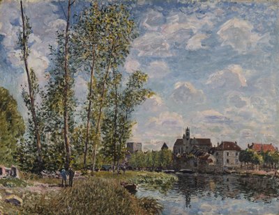 Moret, Vista del Loing, Pomeriggio di Maggio da Alfred Sisley