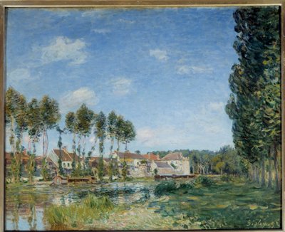 Moret, le rive del Loing da Alfred Sisley