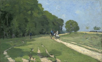 Sentiero vicino al Parc de Courances (1868) da Alfred Sisley
