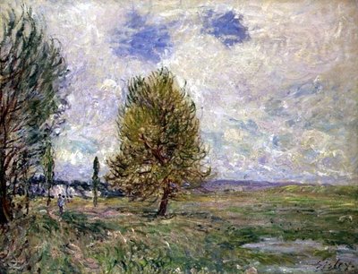 Pianura a Veneux da Alfred Sisley
