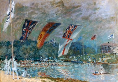 Regata a Molesey, 1874 da Alfred Sisley
