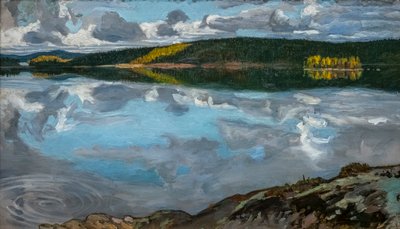 Rive del fiume a Saint-Mammès da Alfred Sisley