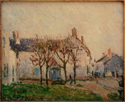 Strada a Moret-sur-Loing da Alfred Sisley