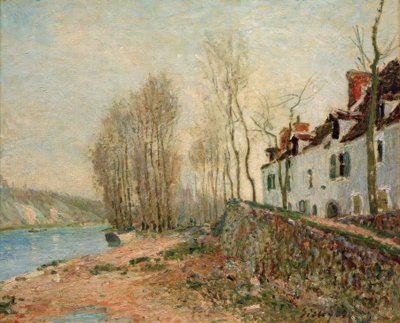 Saint-Mammes, La Croix-blanche da Alfred Sisley