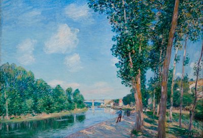 Saint Mammes, Sole di giugno da Alfred Sisley