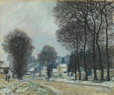 Neve a Louveciennes, c.1874 da Alfred Sisley