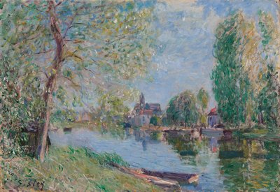 Primavera a Moret-sur-Loing da Alfred Sisley