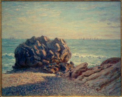 Storrs Rock, Ladys Cove, la sera da Alfred Sisley