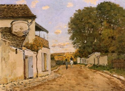 Strada a Louveciennes (Rue de la Princesse), c.1873 da Alfred Sisley