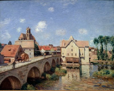 Il ponte di Moret nel 1893 da Alfred Sisley