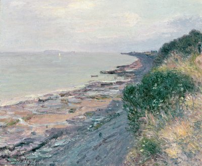 La scogliera di Penarth, sera, bassa marea da Alfred Sisley