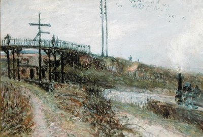 Il Ponte Pedonale sulla Ferrovia a Sevres, c.1879 da Alfred Sisley