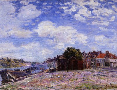 Il Loing a Saint-Mammès da Alfred Sisley