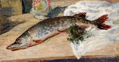 Il luccio, 1888 da Alfred Sisley