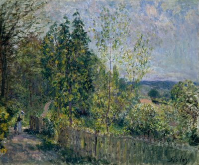 La strada nel bosco da Alfred Sisley