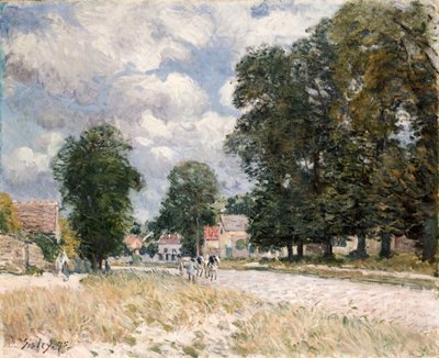 La strada per Marly-le-Roi da Alfred Sisley