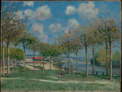 La Senna a Bougival da Alfred Sisley