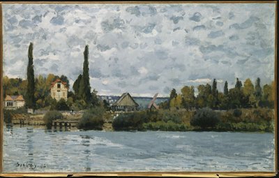 La Senna a Bougival, 1873 da Alfred Sisley