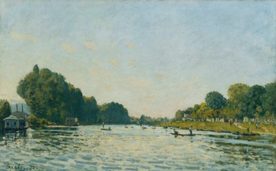 La Senna a Bougival, 1872 da Alfred Sisley