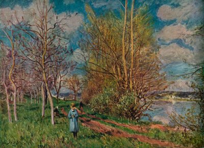 I piccoli prati in primavera da Alfred Sisley