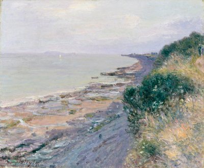La scogliera a Penarth, Sera, bassa marea da Alfred Sisley