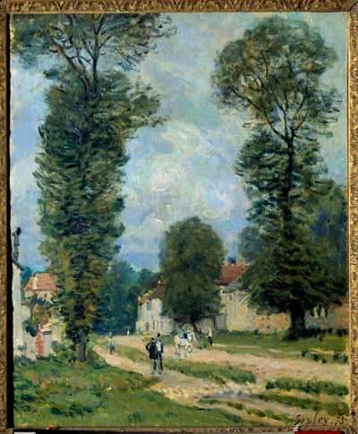 La strada per Versailles da Alfred Sisley