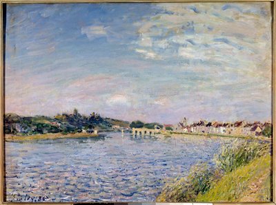 Veduta di Mammes sul Loing da Alfred Sisley