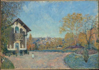 Veduta di Marly-le-Roi da Coeur-Volant da Alfred Sisley
