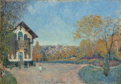 Veduta di Marly-le-Roi da Coeur-Volant da Alfred Sisley