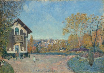 Veduta di Marly-le-Roi da Coeur-Volant da Alfred Sisley