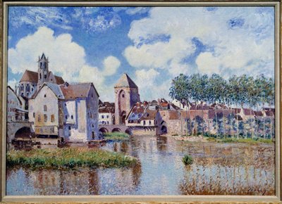 Vista di Moret sul Loing da Alfred Sisley