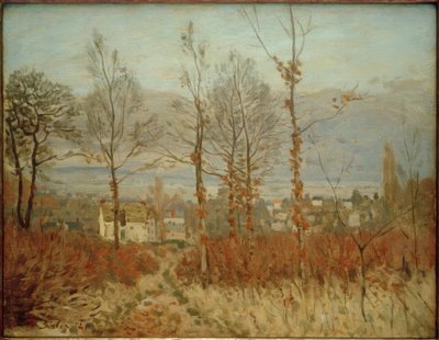 Vista di Louveciennes in autunno da Alfred Sisley