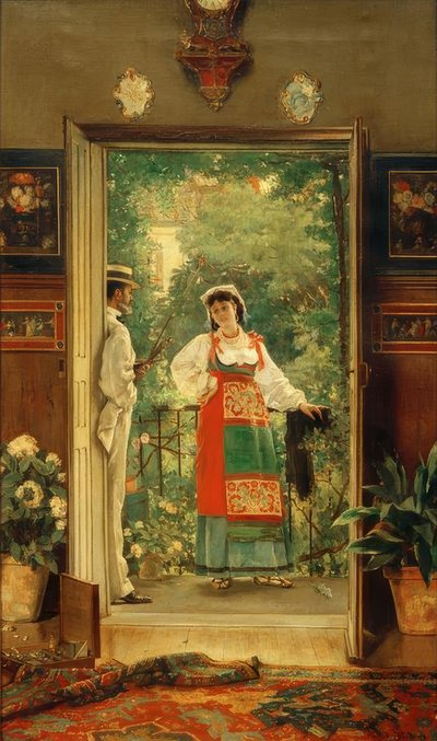 Atelier di Alfred Knyff da Alfred Emile Stevens