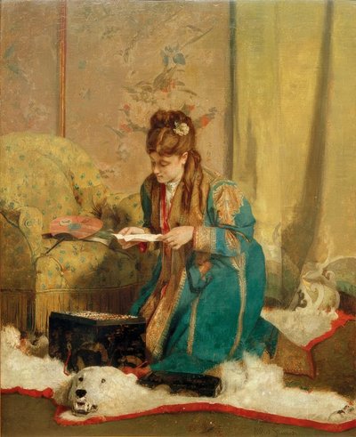 Il cofanetto dei gioielli da Alfred Emile Stevens